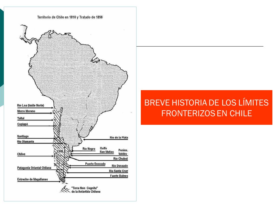 BREVE HISTORIA DE LOS LÍMITES FRONTERIZOS EN CHILE
