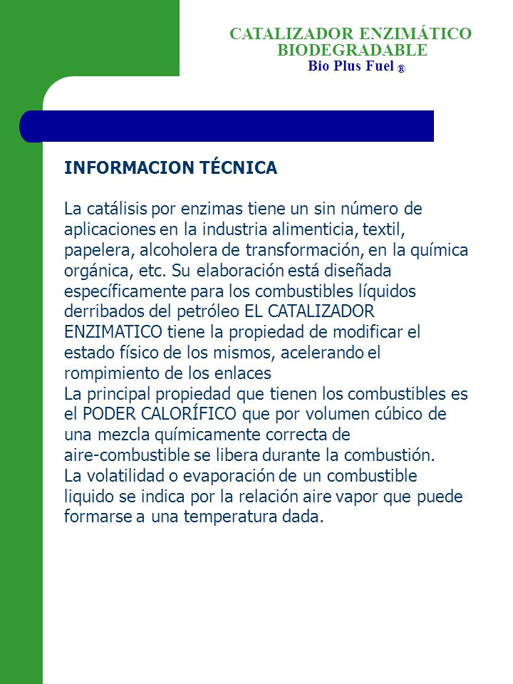 INFORMACION TÉCNICA