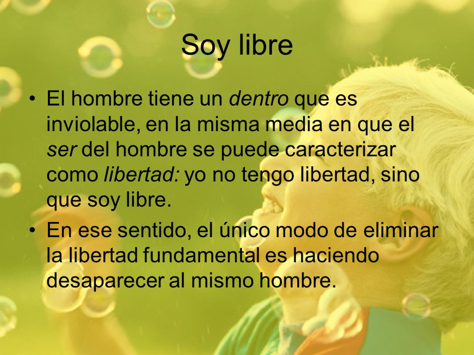 Soy libre