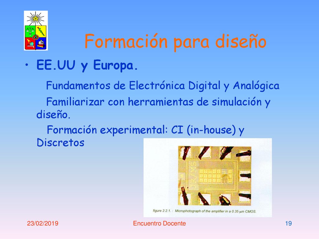 Formación para diseño Fundamentos de Electrónica Digital y Analógica