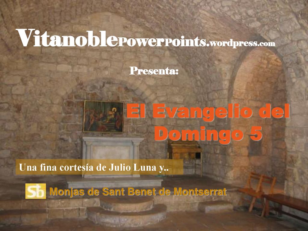El Evangelio del Domingo 5 ppt descargar