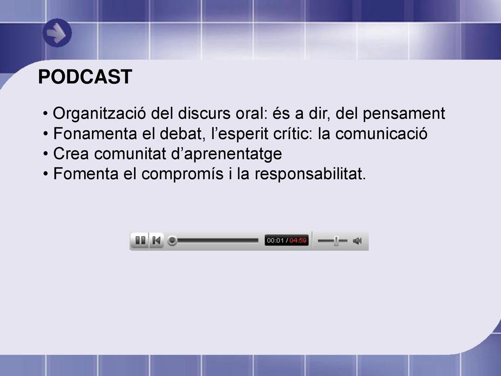 PODCAST Organització del discurs oral: és a dir, del pensament