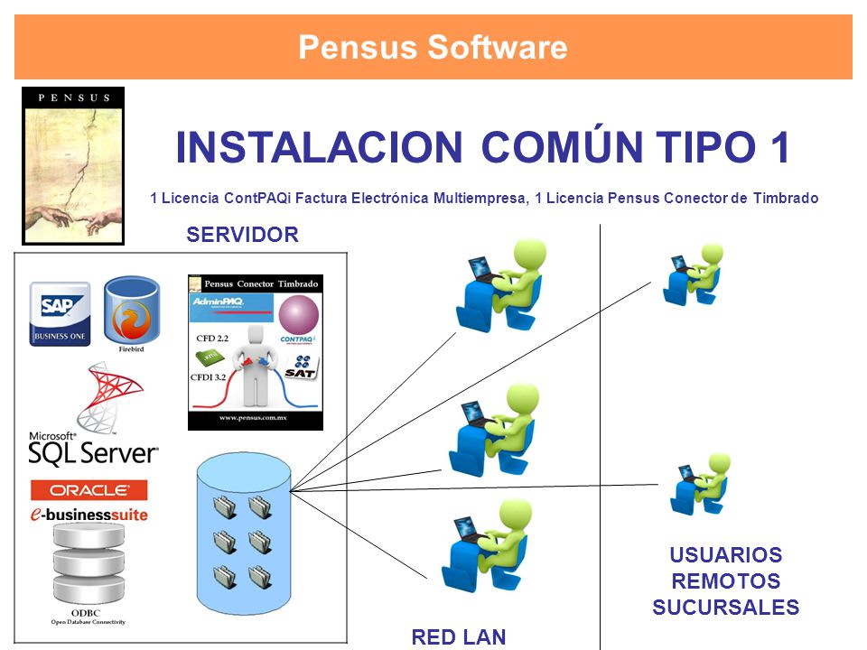INSTALACION COMÚN TIPO 1 USUARIOS REMOTOS SUCURSALES