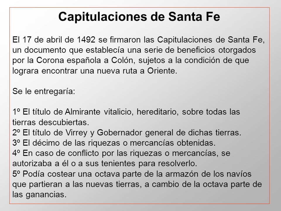 Capitulaciones de Santa Fe