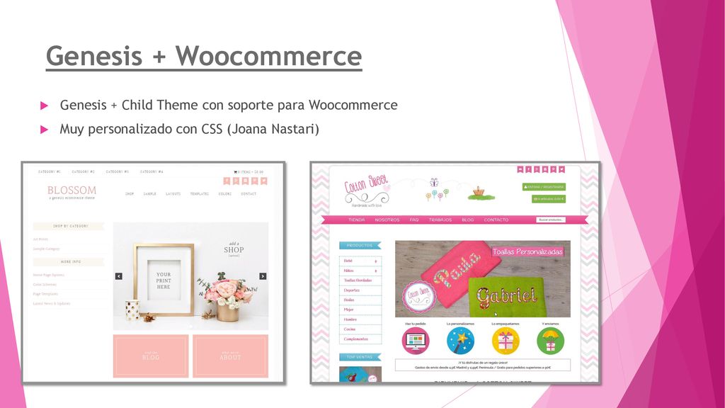 Genesis + Woocommerce Genesis + Child Theme con soporte para Woocommerce.