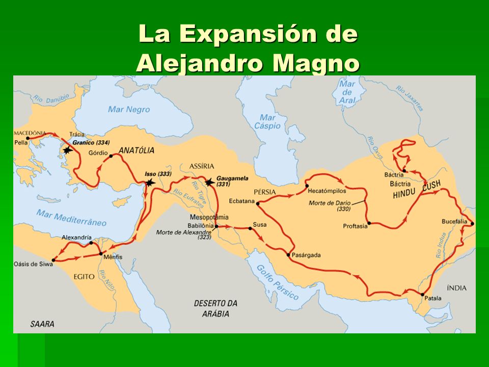 La Expansión de Alejandro Magno