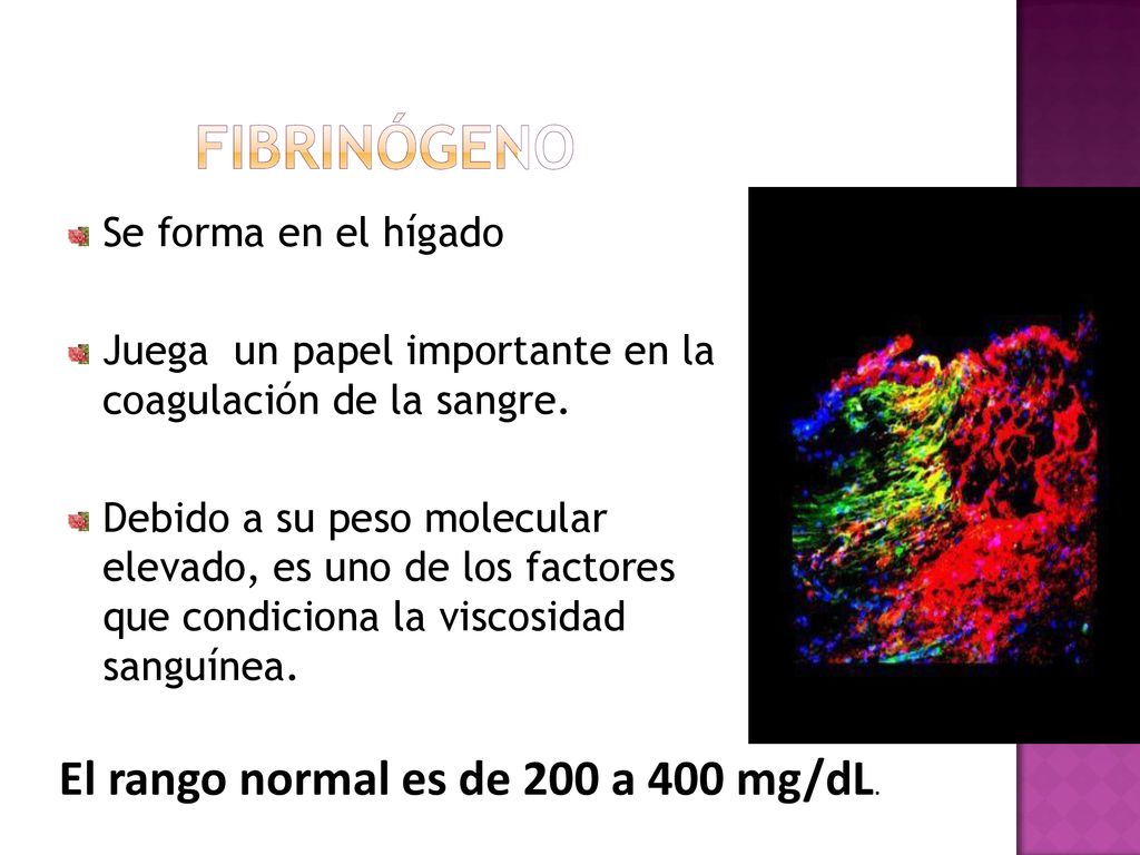 El rango normal es de 200 a 400 mg/dL.