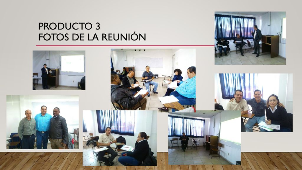 Producto 3 fotos de la reunión