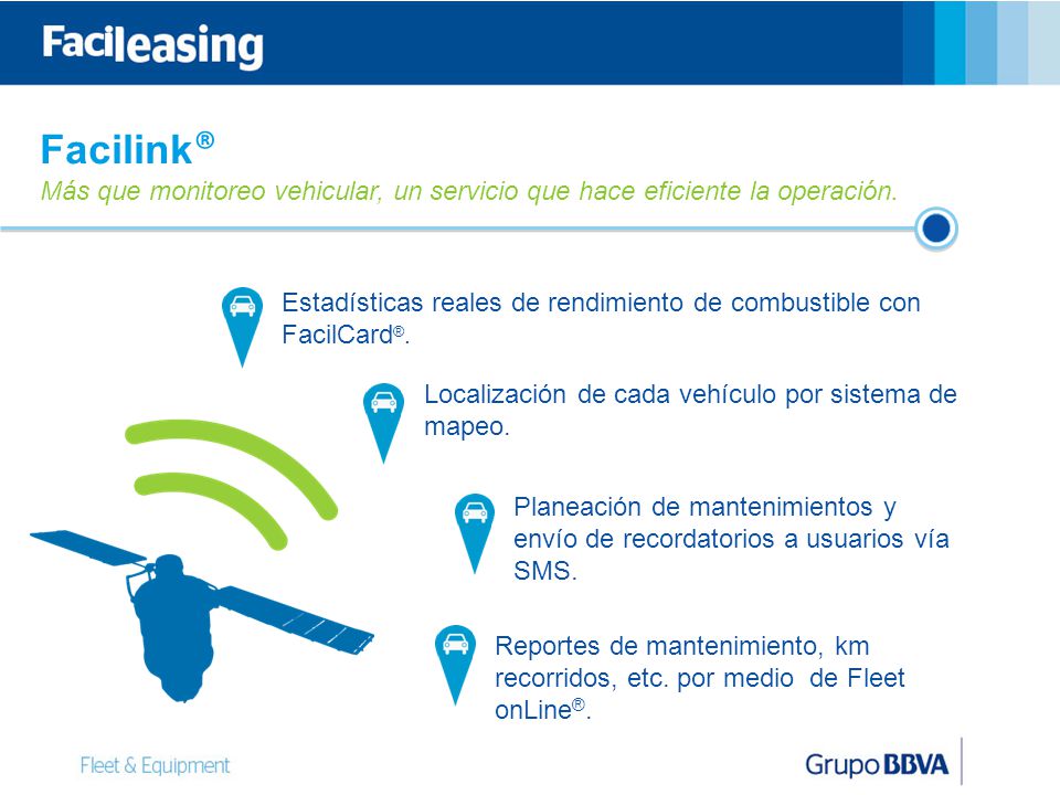 Facilink® Más que monitoreo vehicular, un servicio que hace eficiente la operación.