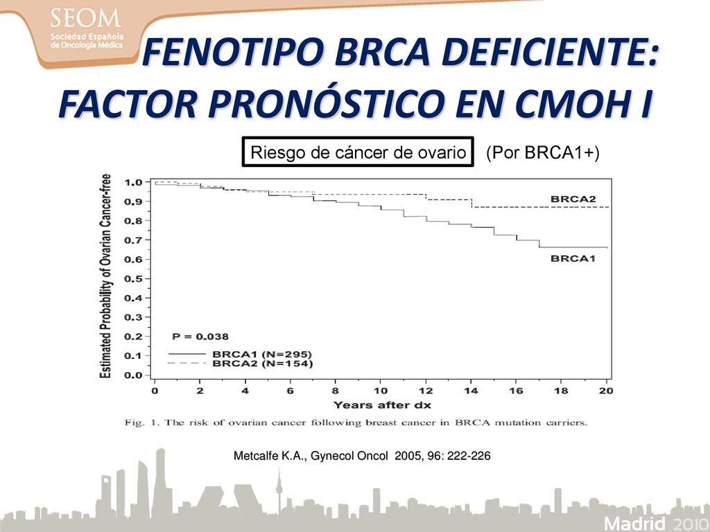 FENOTIPO BRCA DEFICIENTE: FACTOR PRONÓSTICO EN CMOH I