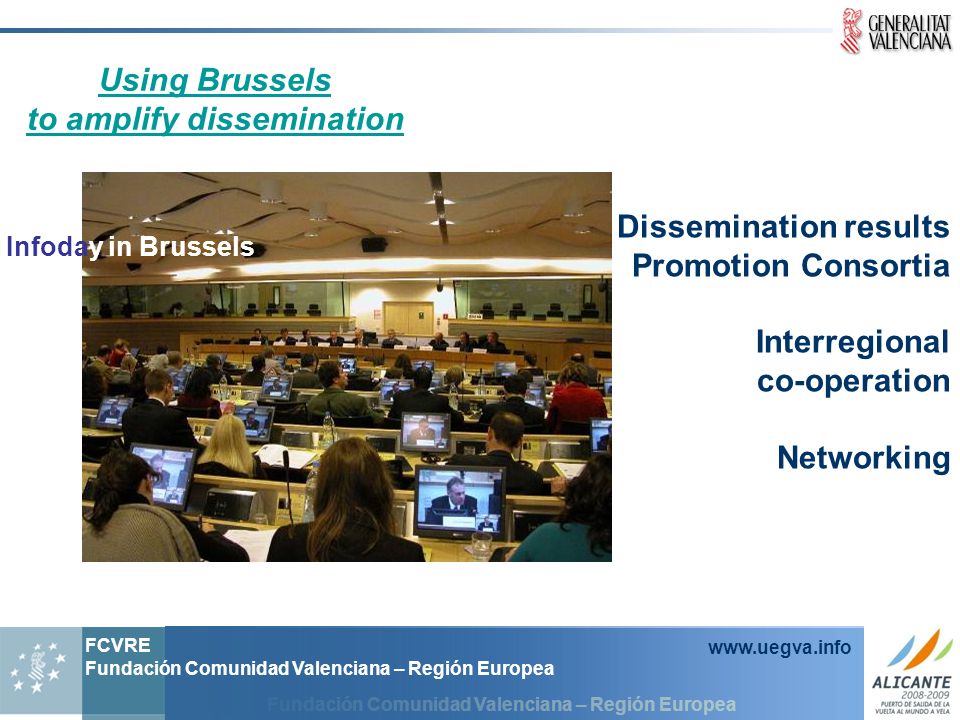 Using Brussels to amplify dissemination