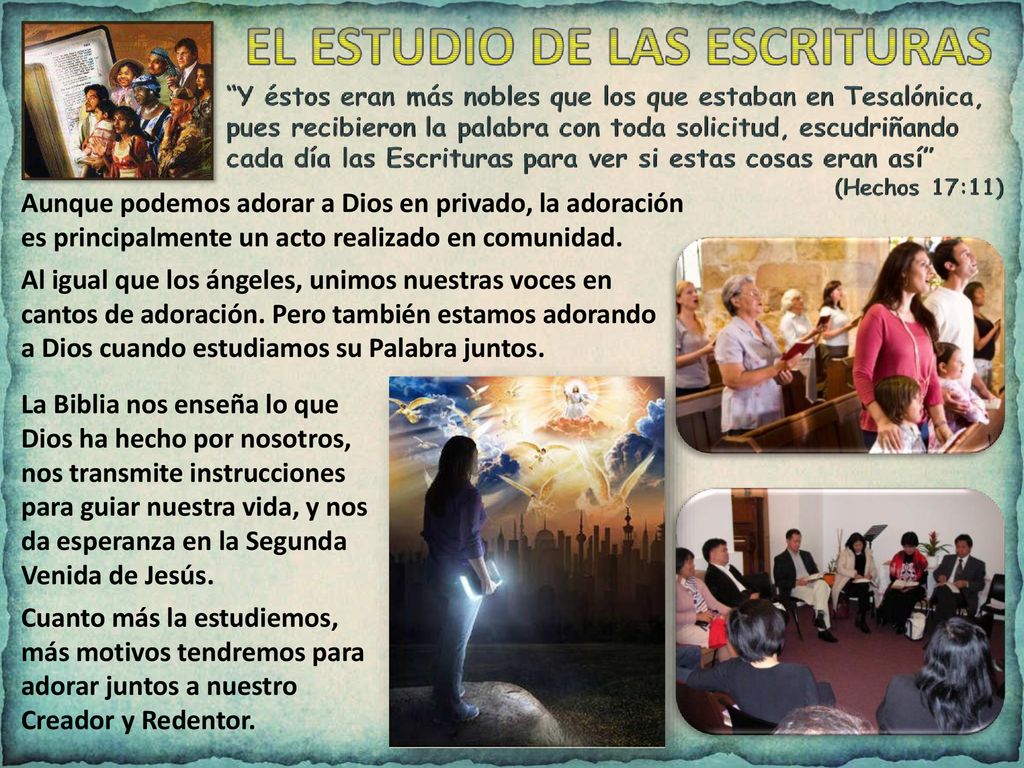 Aunque podemos adorar a Dios en privado, la adoración es principalmente un acto realizado en comunidad.