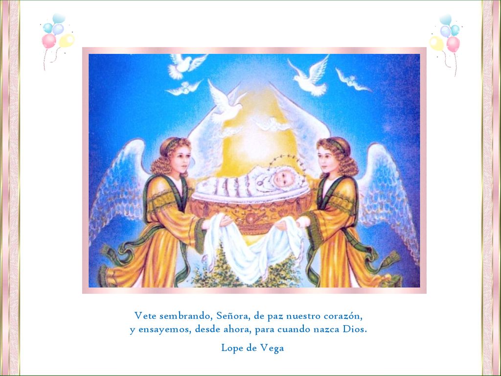 Vete sembrando, Señora, de paz nuestro corazón,