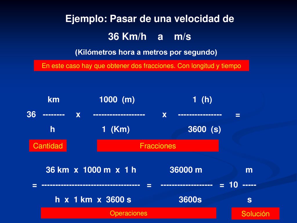 Kilómetros por hora a Metros por segundos (km/h a m/s