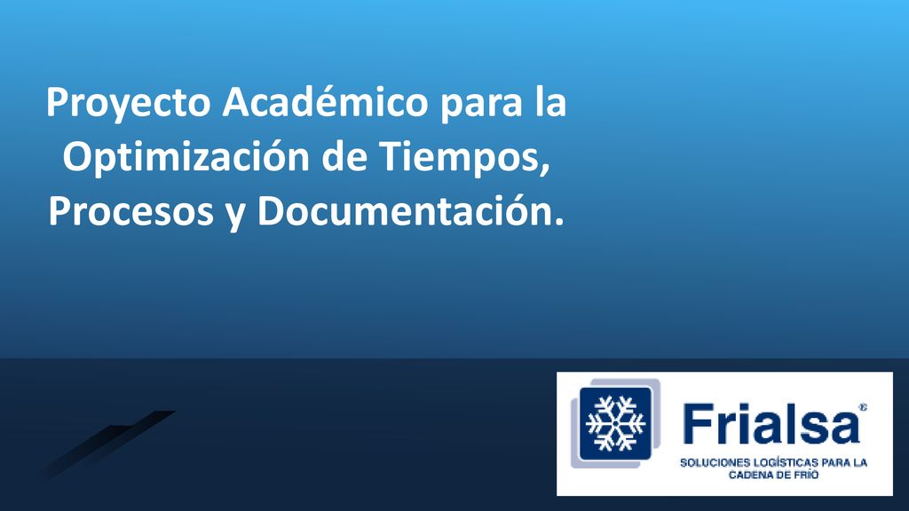 Proyecto Académico para la Optimización de Tiempos, Procesos y Documentación.