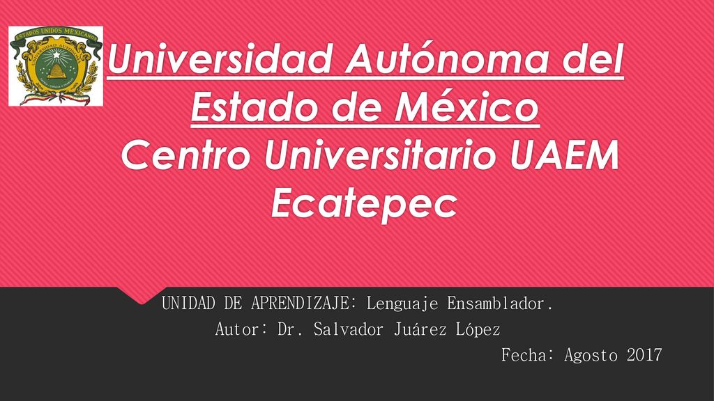 Universidad Autónoma del Estado de México Centro Universitario UAEM Ecatepec