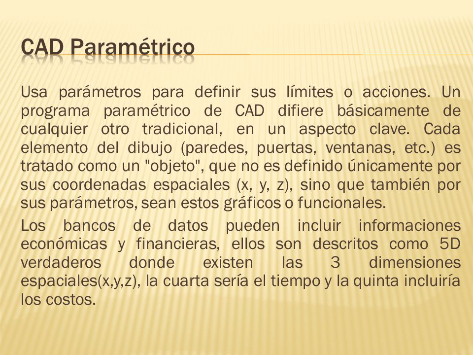 CAD Paramétrico
