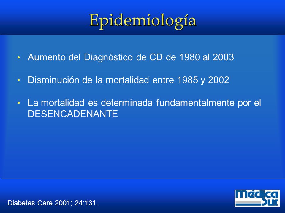 Epidemiología Aumento del Diagnóstico de CD de 1980 al 2003