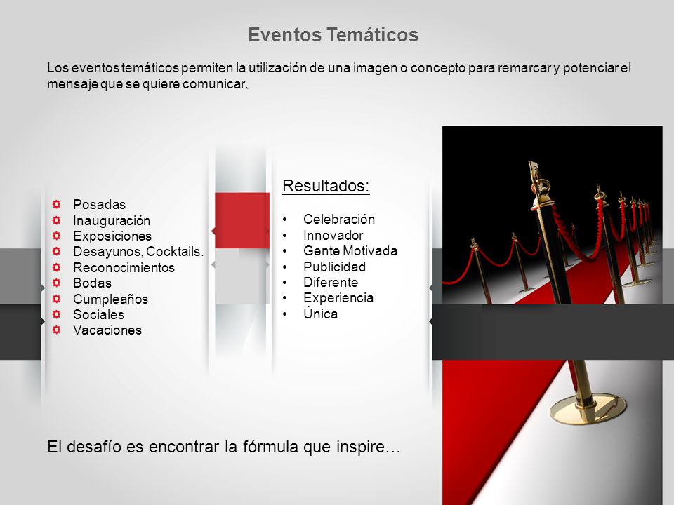 Eventos Temáticos Resultados: