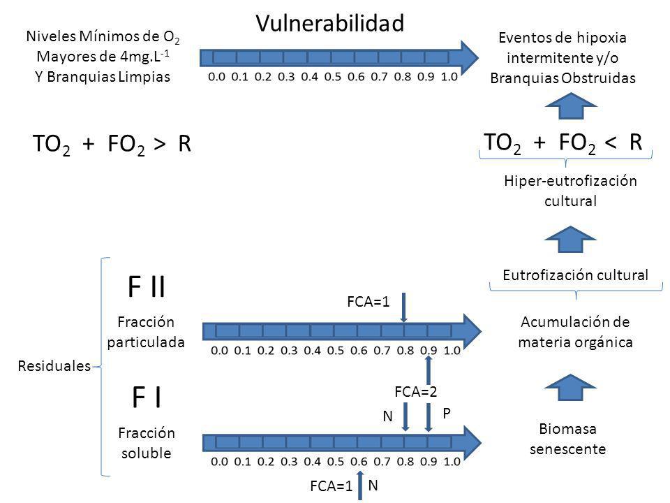 F II F I Vulnerabilidad TO2 + FO2 > R TO2 + FO2 < R