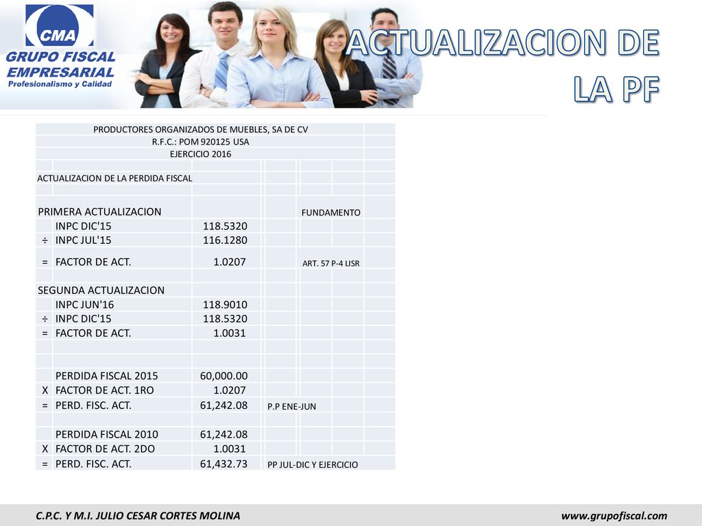 PRODUCTORES ORGANIZADOS DE MUEBLES, SA DE CV