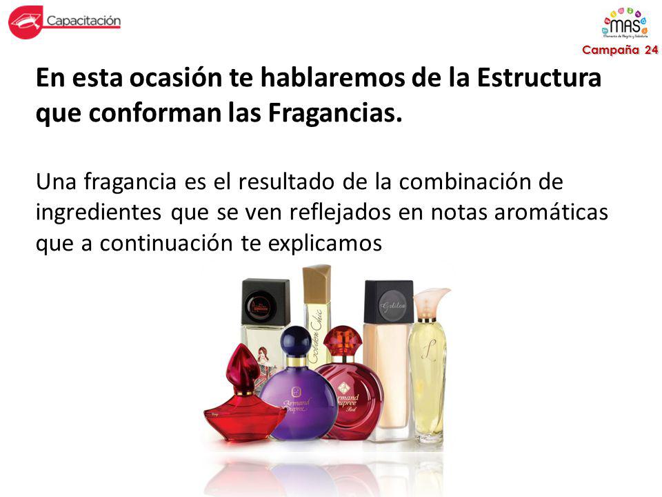 Campaña 24 En esta ocasión te hablaremos de la Estructura que conforman las Fragancias.