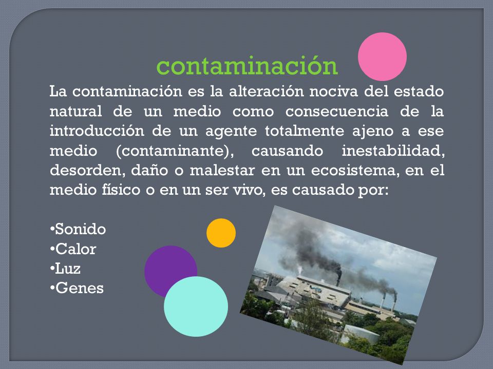 contaminación
