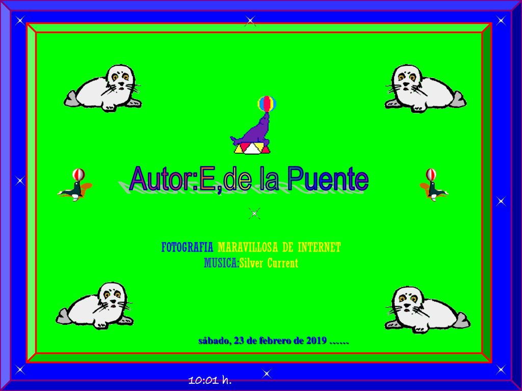 Autor:E,de la Puente sábado, 23 de febrero de 2019 ……