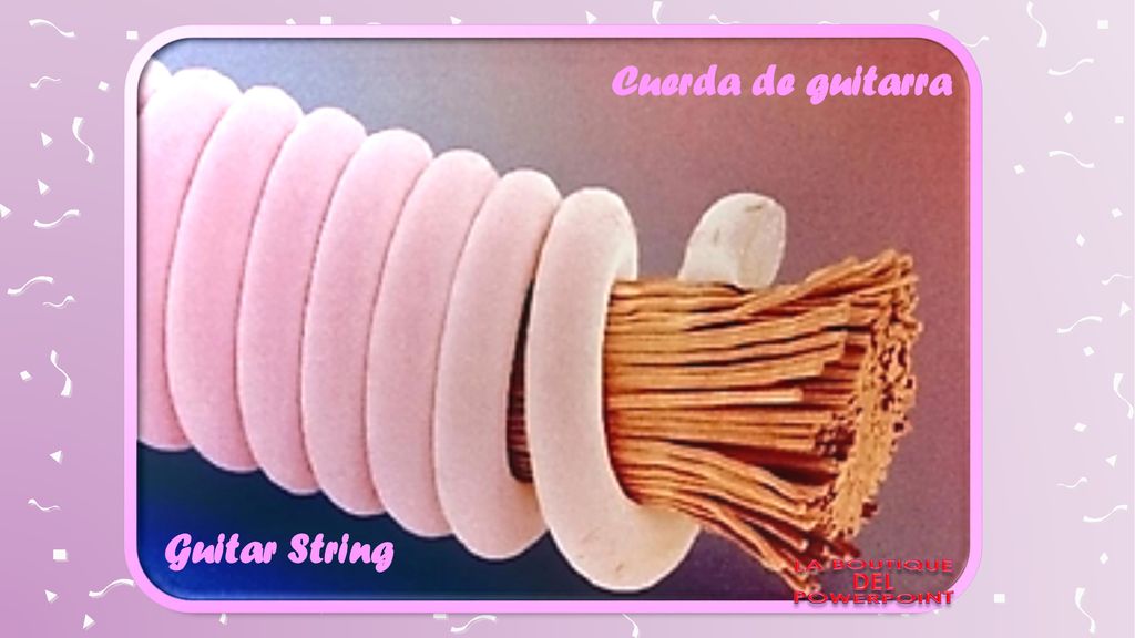 Cuerda de guitarra Guitar String LA BOUTIQUE DEL POWERPOINT