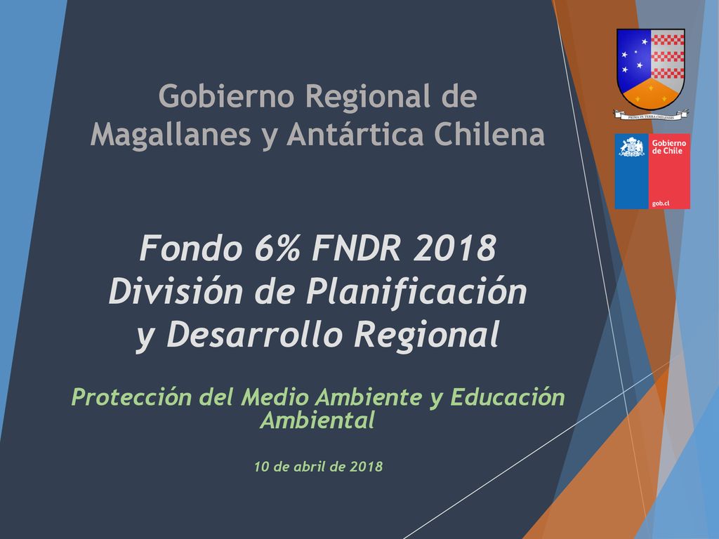Fondo 6% FNDR 2018 División de Planificación y Desarrollo Regional