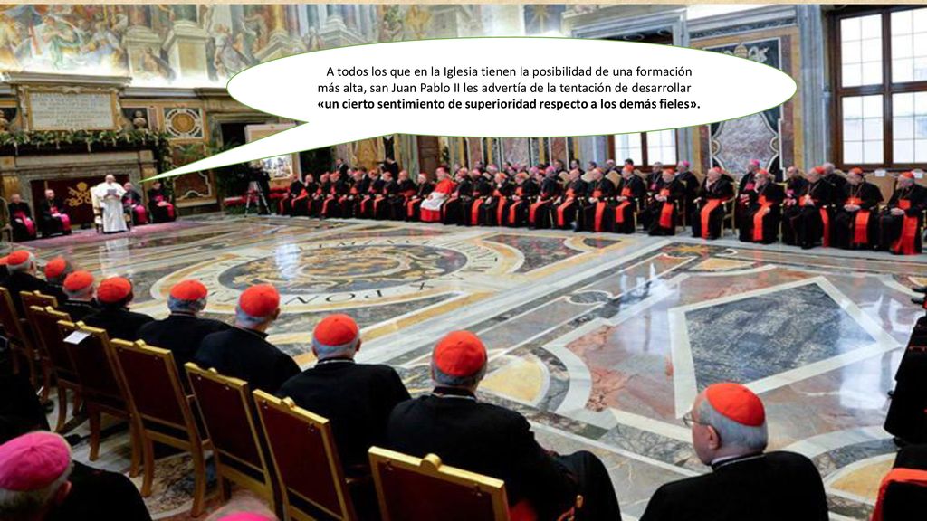 A todos los que en la Iglesia tienen la posibilidad de una formación más alta, san Juan Pablo II les advertía de la tentación de desarrollar