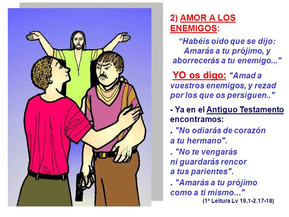 . No odiarás de corazón a tu hermano .