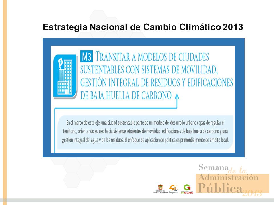 Estrategia Nacional de Cambio Climático 2013