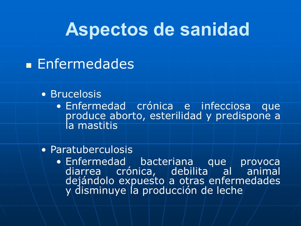Aspectos de sanidad Enfermedades Brucelosis