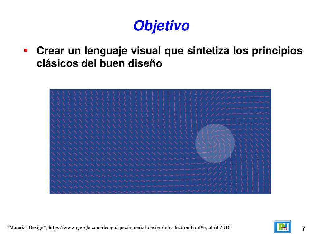 Objetivo Crear un lenguaje visual que sintetiza los principios clásicos del buen diseño.