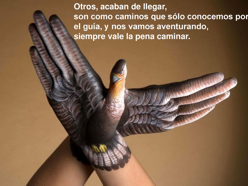 Otros, acaban de llegar, son como caminos que sólo conocemos por el guía, y nos vamos aventurando, siempre vale la pena caminar.