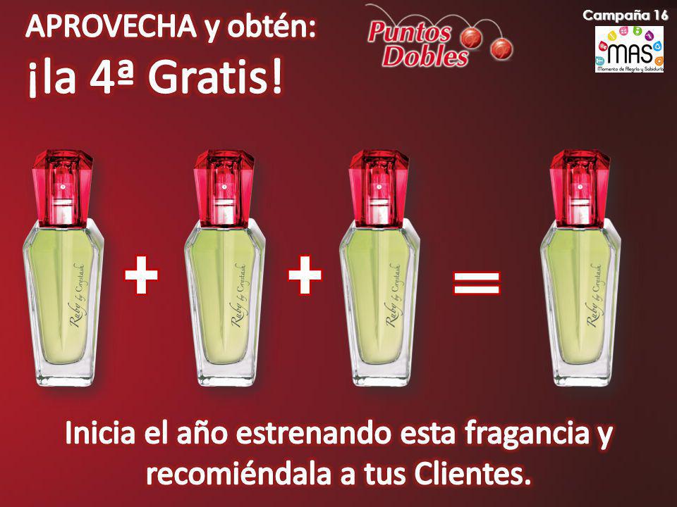 Inicia el año estrenando esta fragancia y recomiéndala a tus Clientes.