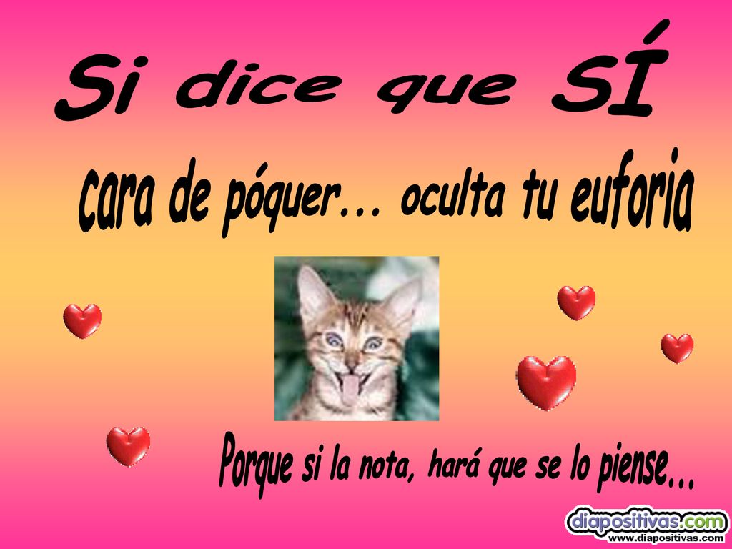 Si dice que SÍ cara de póquer... oculta tu euforia