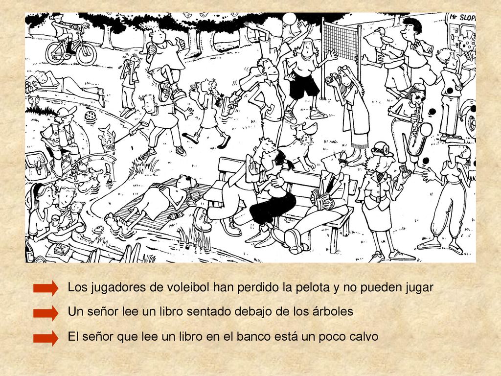 Los jugadores de voleibol han perdido la pelota y no pueden jugar