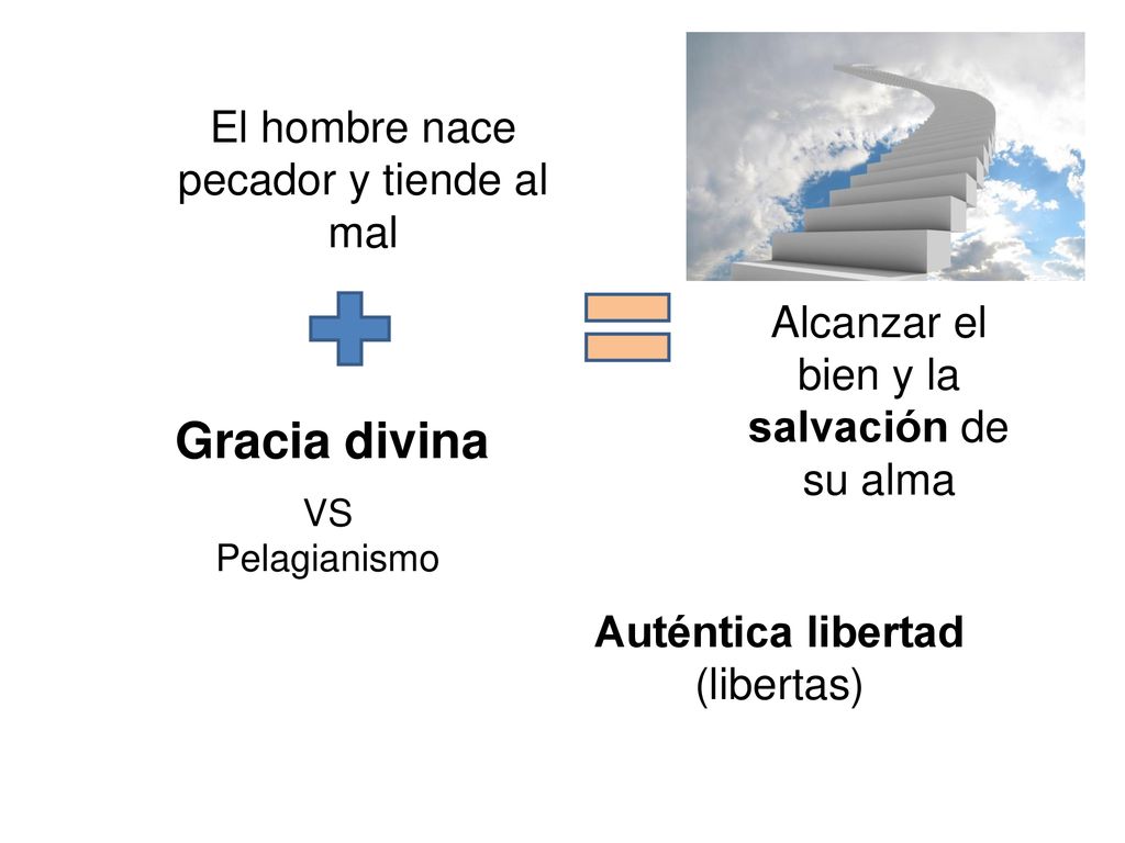 Gracia divina El hombre nace pecador y tiende al mal