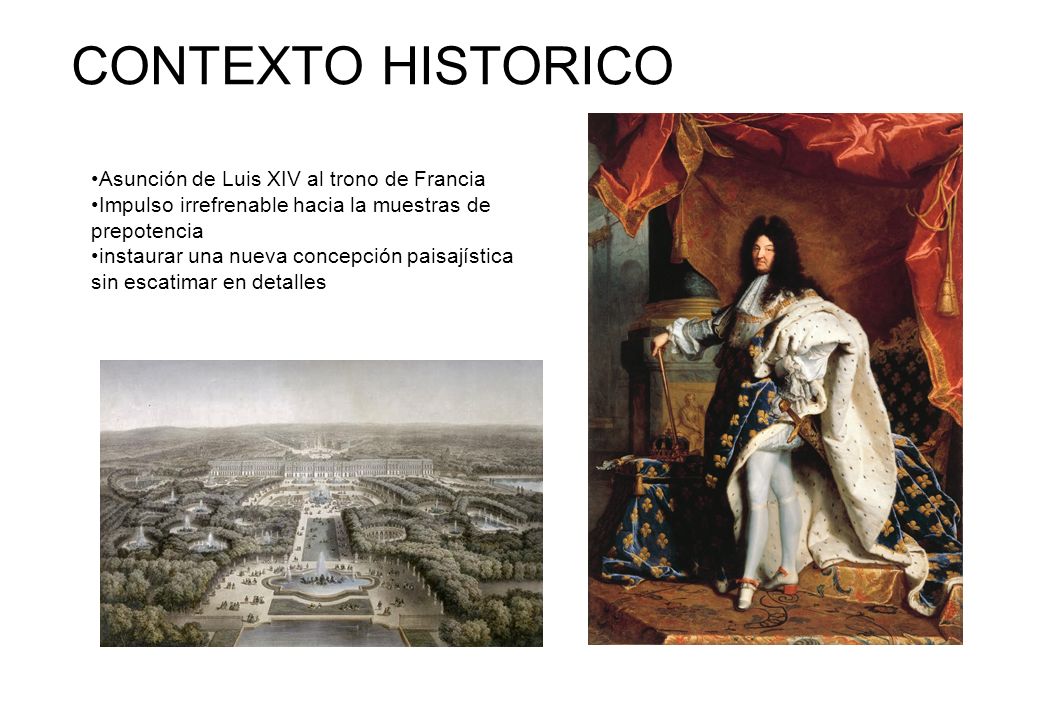CONTEXTO HISTORICO Asunción de Luis XIV al trono de Francia