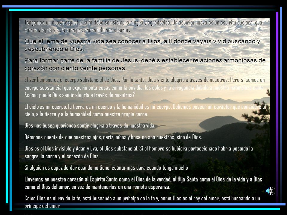 Tengamos un nuevo espíritu. La fe debe ser siempre alegre y agradecida