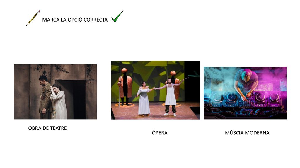MARCA LA OPCIÓ CORRECTA