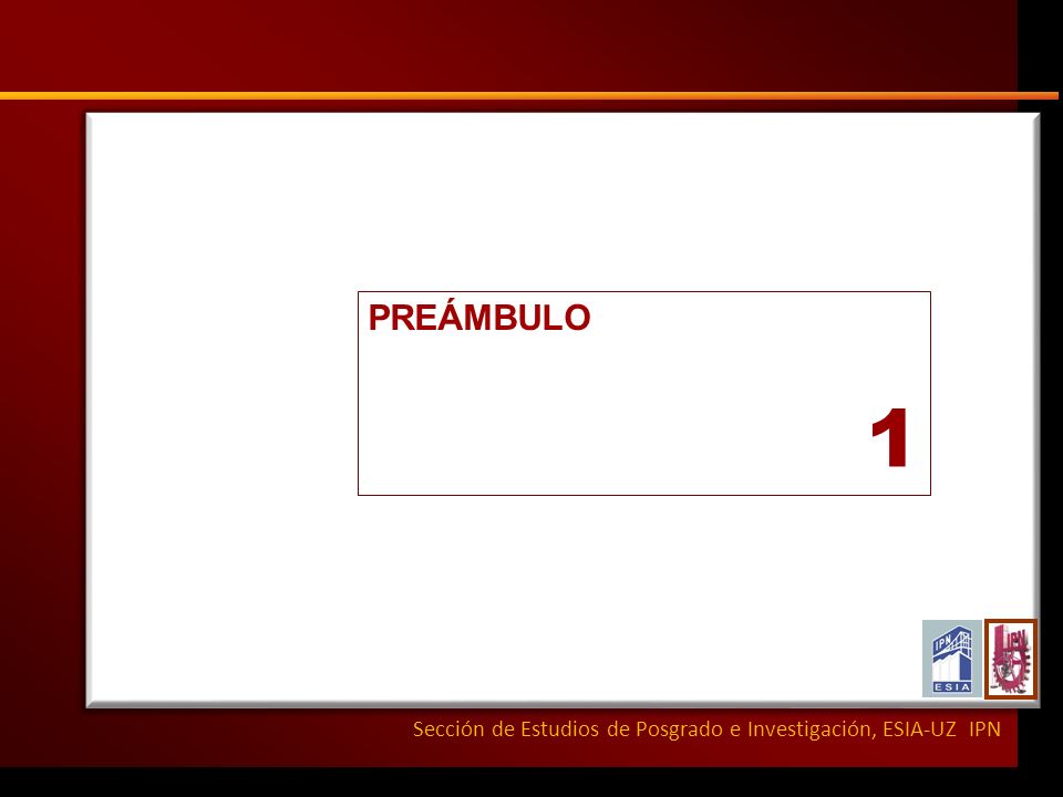 1 PREÁMBULO