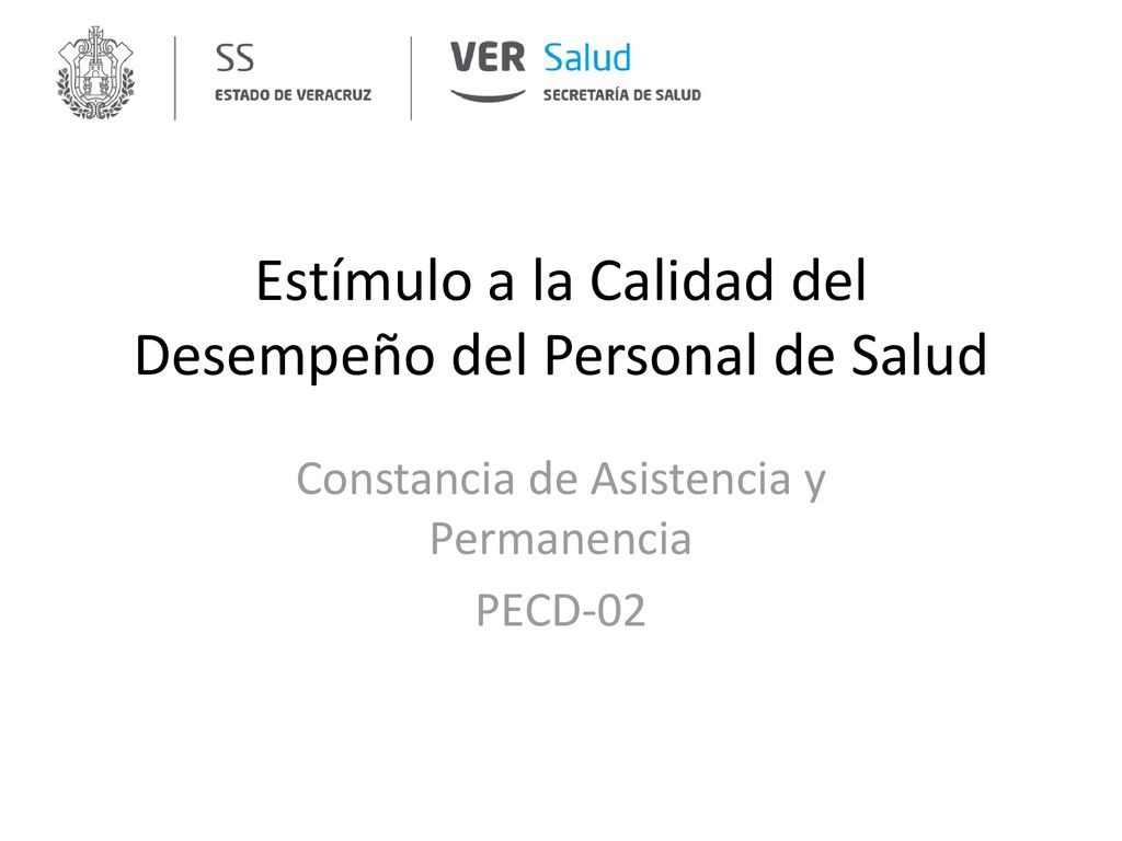 Estímulo a la Calidad del Desempeño del Personal de Salud