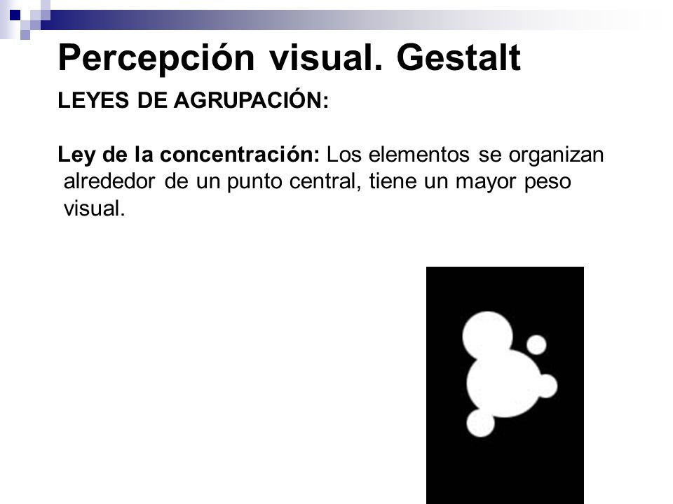 Percepción visual. Gestalt