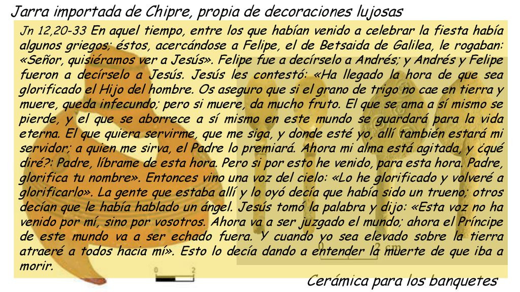 Jarra importada de Chipre, propia de decoraciones lujosas