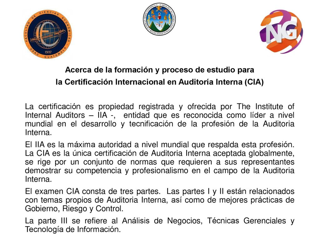 Acerca de la formación y proceso de estudio para