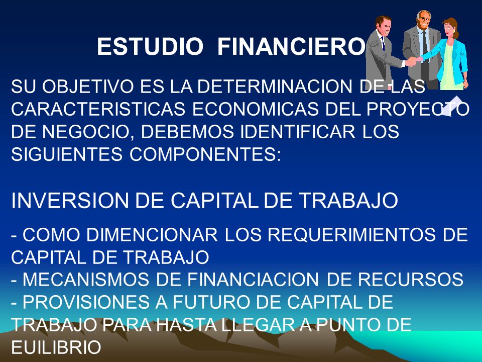ESTUDIO FINANCIERO INVERSION DE CAPITAL DE TRABAJO