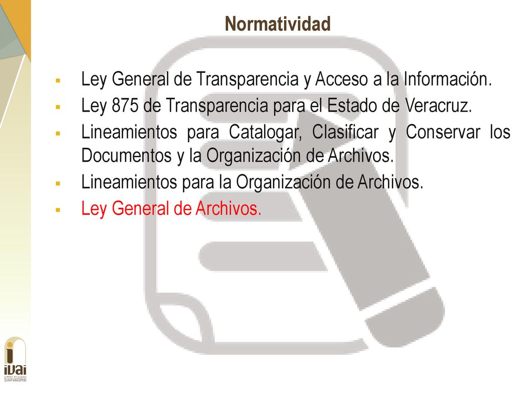Normatividad Ley General de Transparencia y Acceso a la Información.